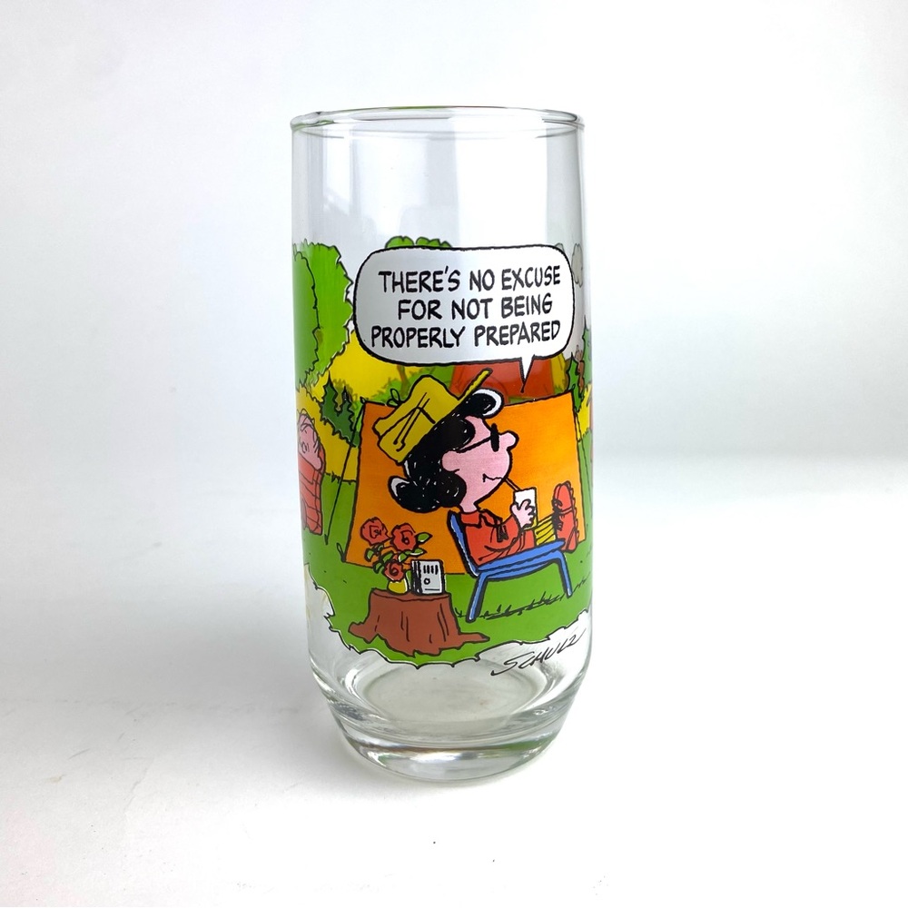Camp Snoopy McDonald’s Collector Glass Featuring Lucy